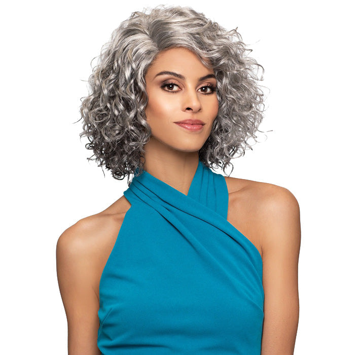 Foxy Silver Natural J-Part Lace Front Wig - MARLA