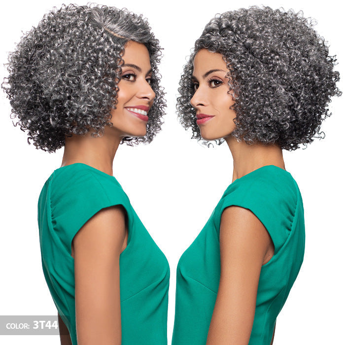 Foxy Silver Salt N Pepper J-Part Lace Front Wig - ALLISON