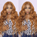 Glueless Ready & Go Wig Body Wave 8*5 Pre Cut HD Lace Closure Wigs #30 Chestnut Brown Color
