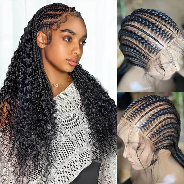 Hermosa Hair Full Lace Part Anywhere Body Wave / Straight / Curly Invisi-String Snug Fit HD Lace Human Hair Wigs