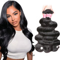 Malaysian Body Wave 3/4 Bundle Deals Unprocessed Virgin Human Hair Bundles Natural Black Color