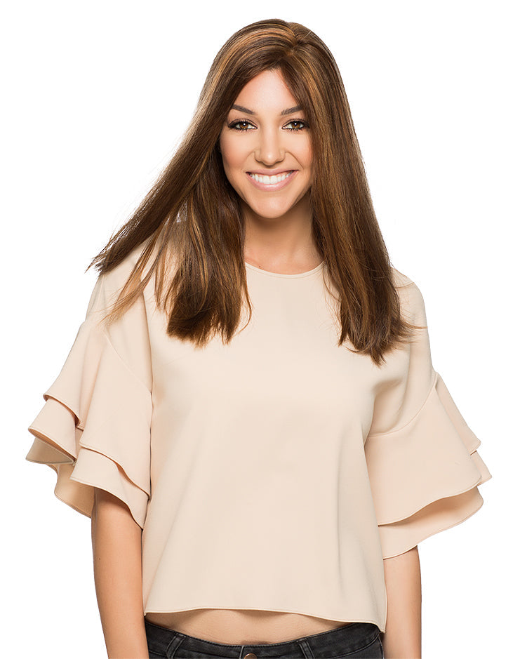 F-Top Blend LH by WigPro | Hand Tied Human Hairpiece | Remy Human Hair
