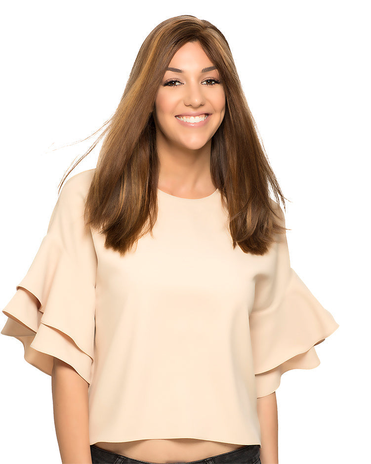 F-Top Blend LH by WigPro | Hand Tied Human Hairpiece | Remy Human Hair