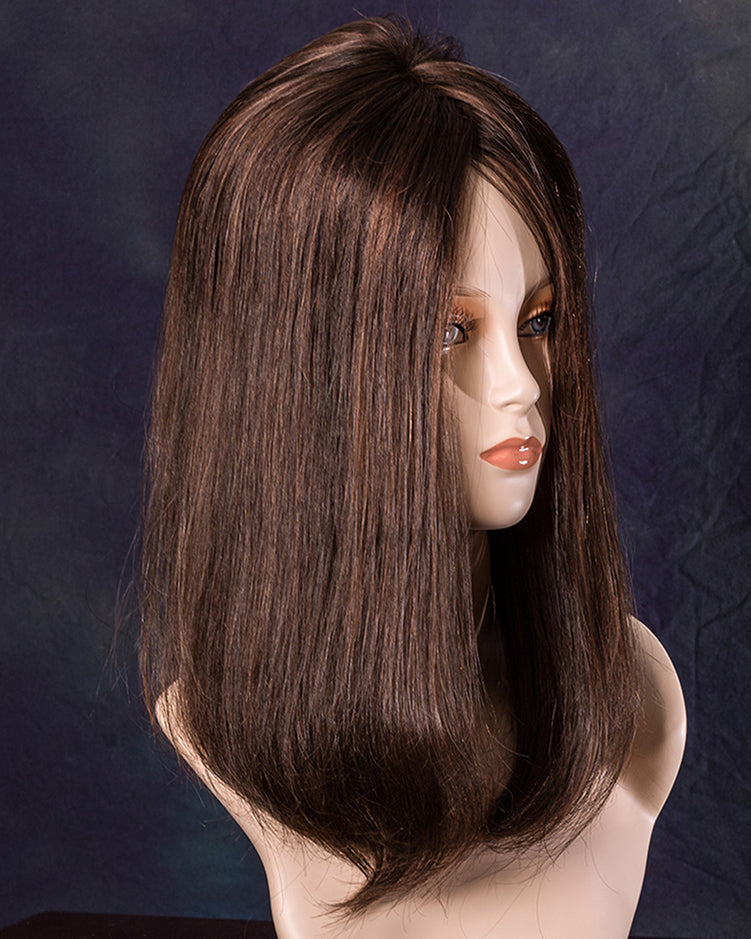 F-Top Blend LH by WigPro | Hand Tied Human Hairpiece | Remy Human Hair