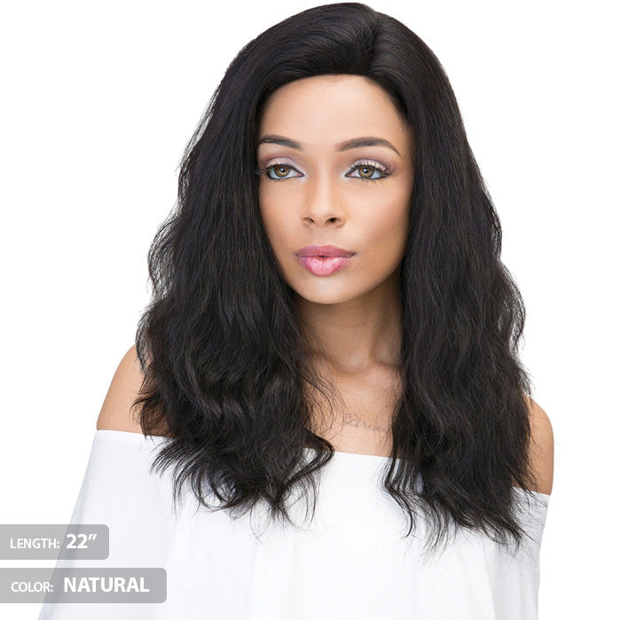 Janet Collection 100% Natural Virgin Remi Human Hair 360 LACE NATURAL WIG 14/18/20/22/26 Inch
