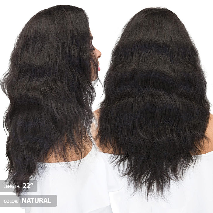 Janet Collection 100% Natural Virgin Remi Human Hair 360 LACE NATURAL WIG 14/18/20/22/26 Inch