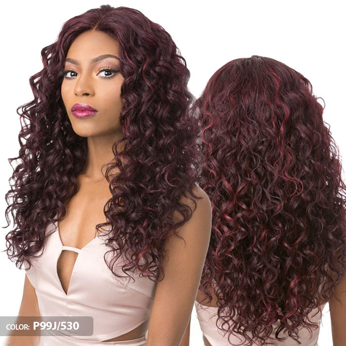 It's a Wig 360 All-Round 100% Human Hair Premium Mix Deep Lace Front Wig 360 LACE AGITA