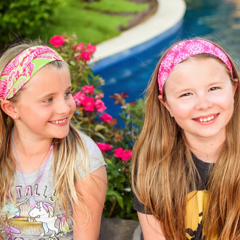 Pink Paisley Tube Turban | Headbands of Hope