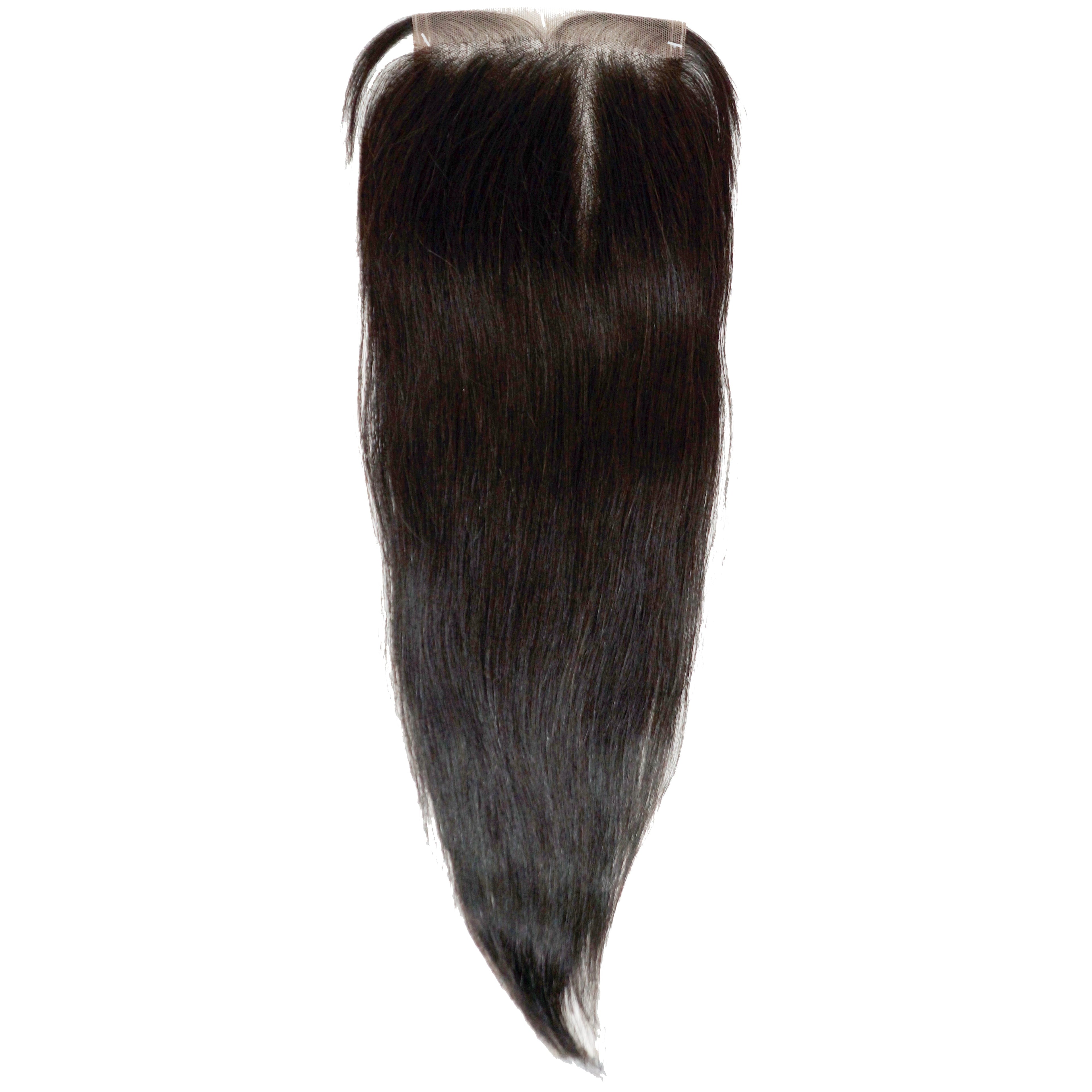 Shake-N-Go 100% Unprocessed Natural Human Hair - NVH STRAIGHT 4"x4" Lace Closure 12"
