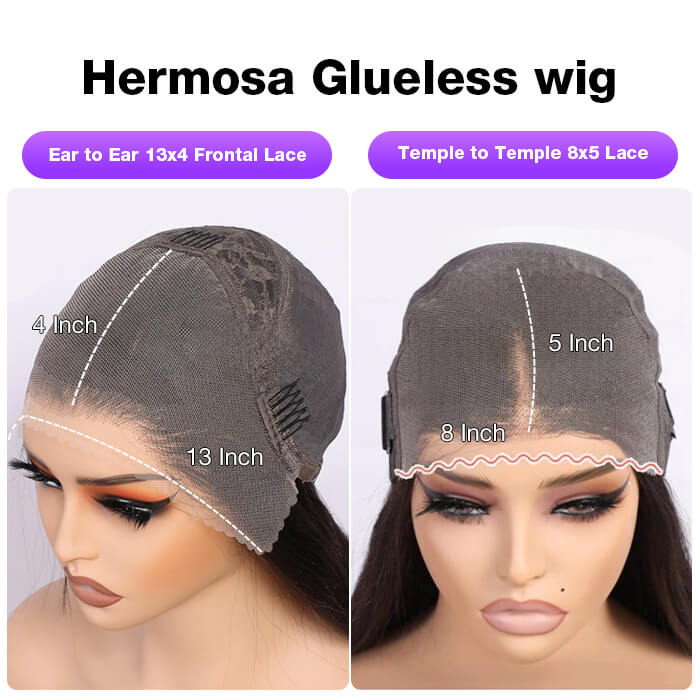 Blonde Highlight Curly Glueless HD Lace Wig Human Hair Pre-Cut Lace Pre-Plucked Pre-Bleached