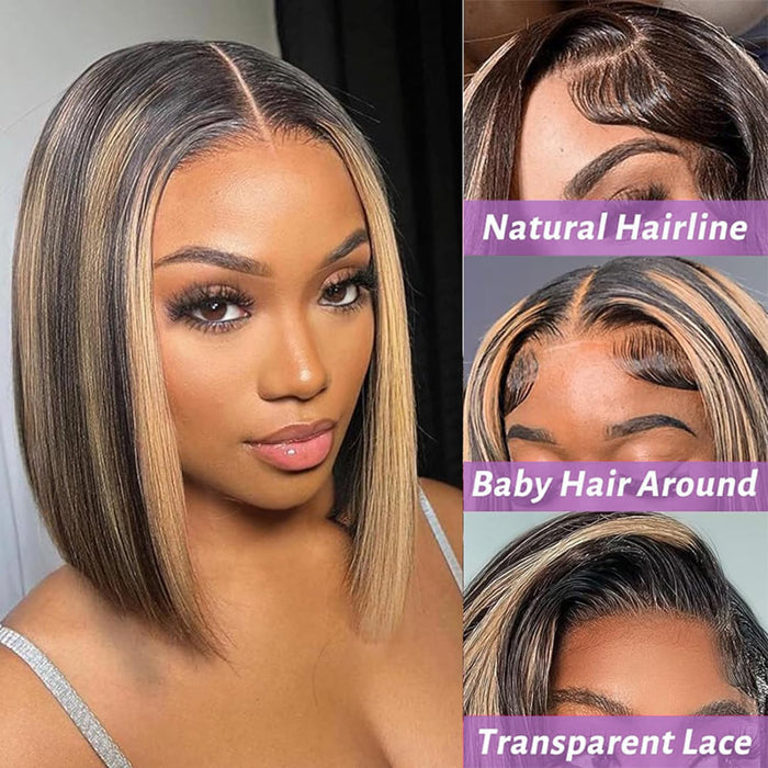 2 Wigs Set | New In Burmese Curly 5x5 HD Lace Wig & M1b/27 Blonde Highlight Lace Human Hair Wig