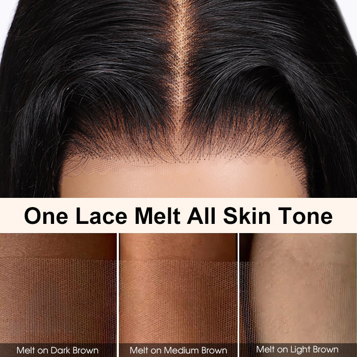 Invisible String Snug Fit 360 Curly Wig Pre Bleached 360 Full Lace Frontal Glueless Wig