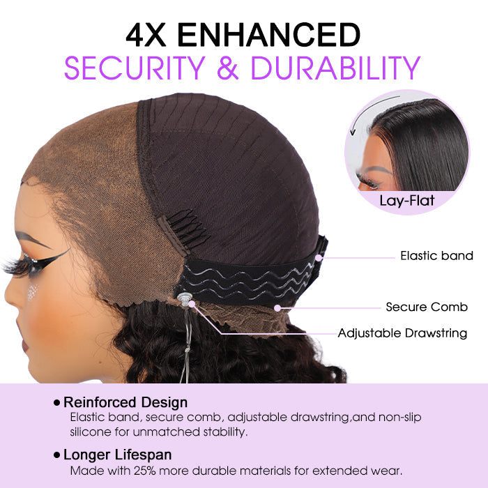 Body Wave Highlight Ombre Color Invisi Strap Snug Fit 360 Skin Lace Frontal Wig Glueless Human Hair