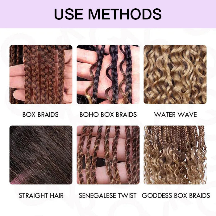 Deep Wave #4/27 Highlight Colored Hair Bulk Human Hair For Braiding No Weft