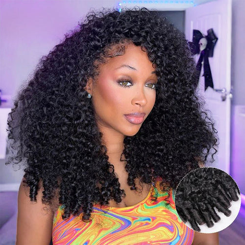 2 Wigs Set | New In Burmese Curly 5x5 HD Lace Wig & M1b/27 Blonde Highlight Lace Human Hair Wig