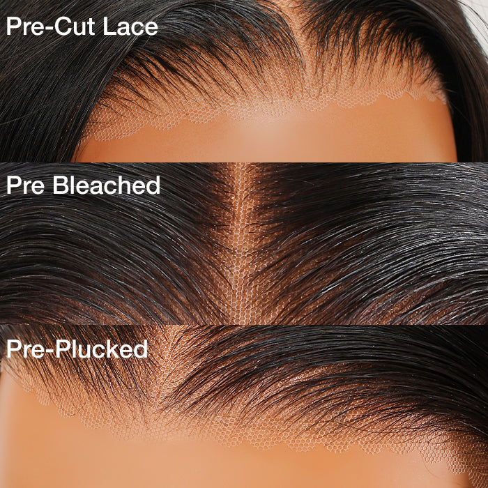 Curly Hair 5x5 HD Lace Closure Wig 100% Virgin Human Hair Wigs Pre Plucked Hairline Glueless Wig