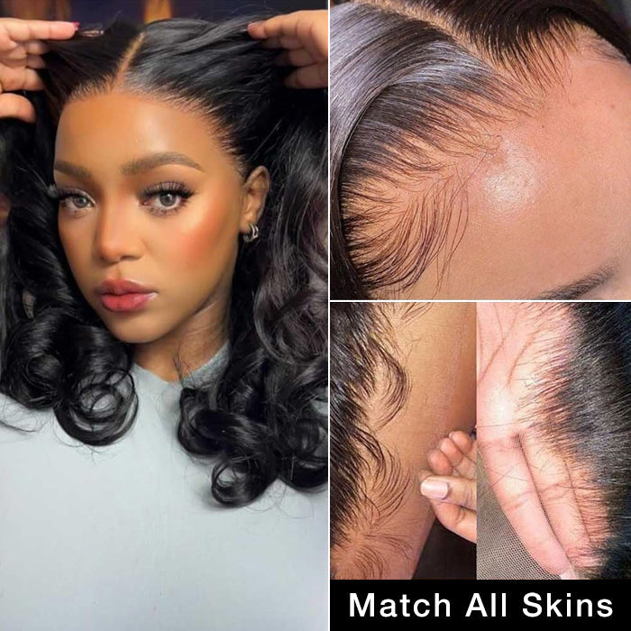 Glueless Pre-Cut 8×5 Lace Closure Wig Body Wave 13*4 HD Lace Front Human Hair Wigs Bleached Knots Beginner Friendly