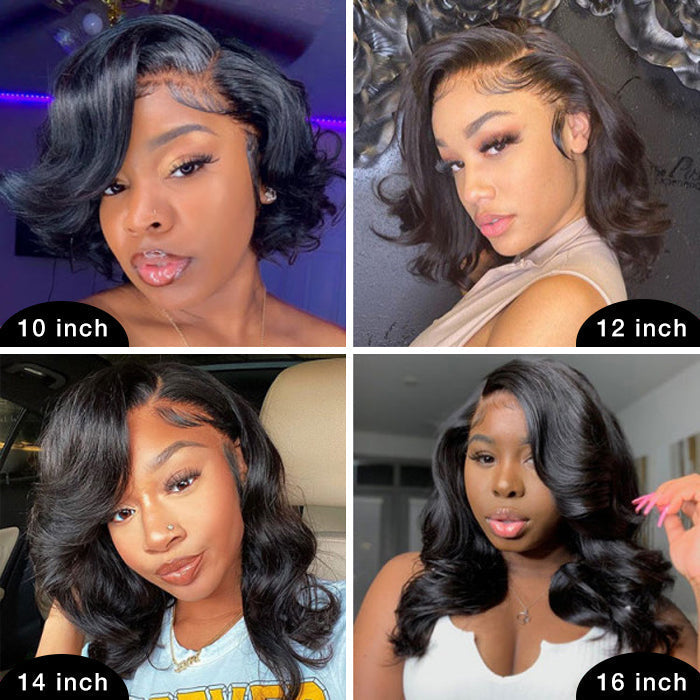 Glueless Pre-Cut 8×5 Lace Closure Wig Body Wave 13*4 HD Lace Front Human Hair Wigs Bleached Knots Beginner Friendly