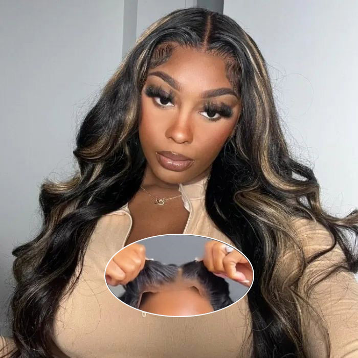 3 Wigs Set  | #1B/27 Highlight Body Wave 8x5 Pre Cut Lace Wig & Glueless  Curly Short Bob Wigs & Straight 5x5 HD Lace Short Bob Wig