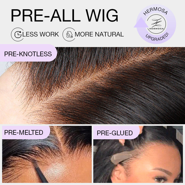 13x6 Full Lace Frontal Water Wave Wig Pre Bleached Glueless Lace Human Hair Wigs Super Secure