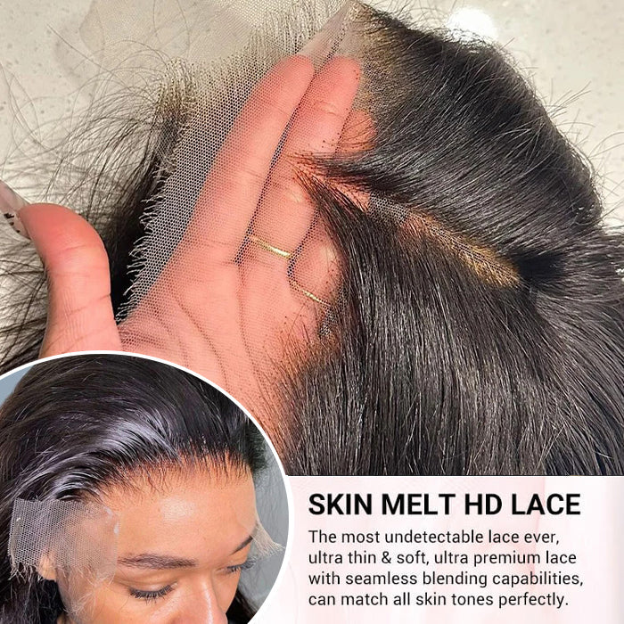 Glueless Pre-Cut 8×5 Lace Closure Wig Body Wave 13*4 HD Lace Front Human Hair Wigs Bleached Knots Beginner Friendly