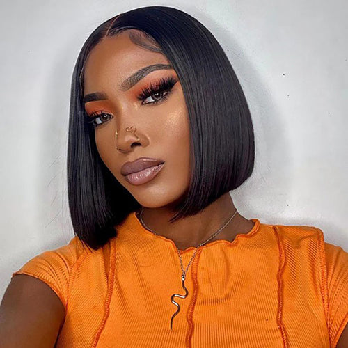 2 Wigs Set | 5x5 HD Lace Bob Wig Pre Plucked & Bleached Glueless Human Hair Wig