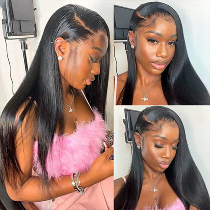 3 Wigs Set  | Silky Straight 13x4 HD Lace Wig & 8x5 Glueless Lace Curly Short Bob Wigs & Straight 5x5 HD Lace Short Bob Wig