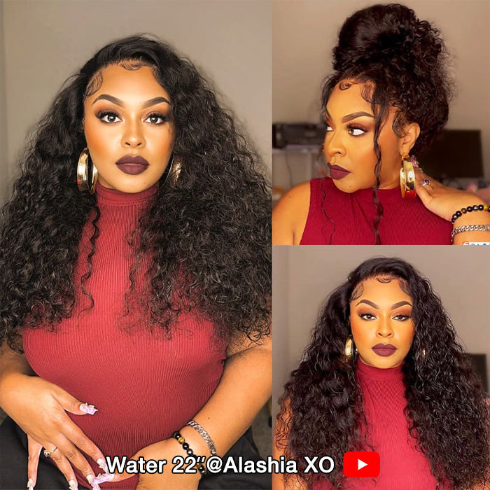 20”=$159 Glueless Invisi-String 360 Lace Frontal Wigs Pre-cut & Pre-bleached Human Hair Wig Lace Parting Anywhere