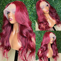 99J Burgundy Lace Front Wigs Body Wave Colored Human Hair Wigs 13x4 13x6 4x4 5x5 HD Lace Glueless Wigs