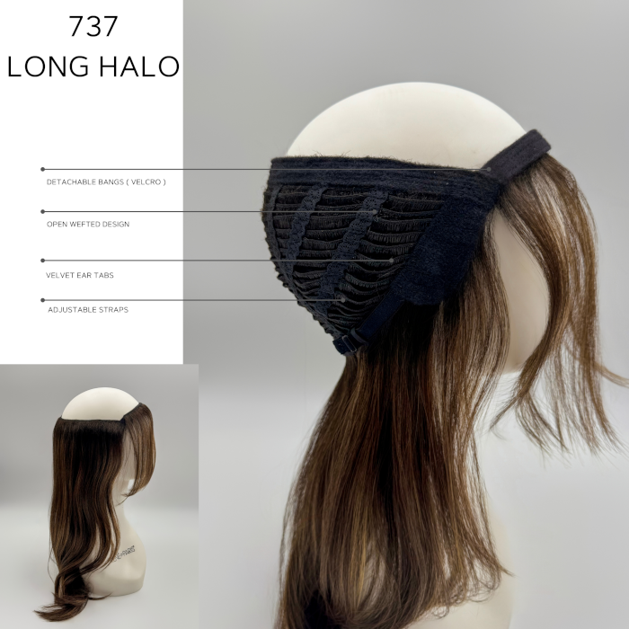 Long Halo Top Piece by Rene of Paris
