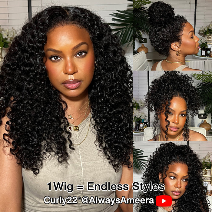 20”=$159 Glueless Invisi-String 360 Lace Frontal Wigs Pre-cut & Pre-bleached Human Hair Wig Lace Parting Anywhere