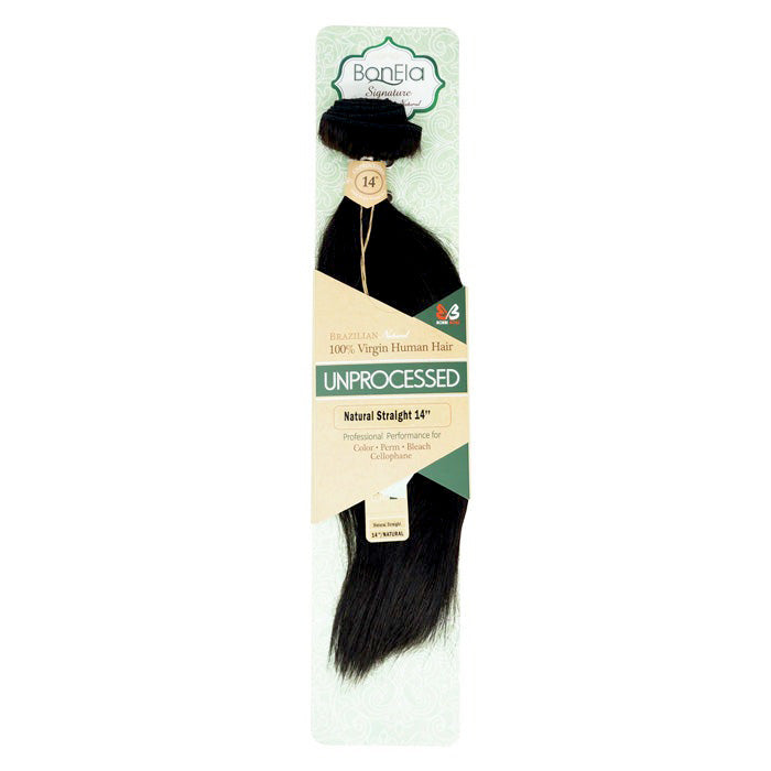 Bobbi Boss Brazilian Natural 100% Virgin Human Hair Unprocessed BONELA Signature NATURAL STRAIGHT 18 Inch