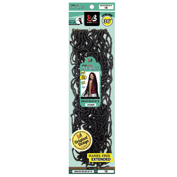 Bobbi Boss Nu Locs Pre-Looped Crochet Braid - NU LOCS 36" 2X