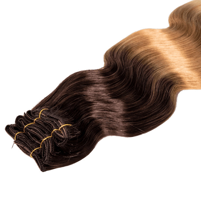 Bohyme Essential 100% Remi Human Hair CLIP-IN Extension 7PCS - BODY WAVE 18"