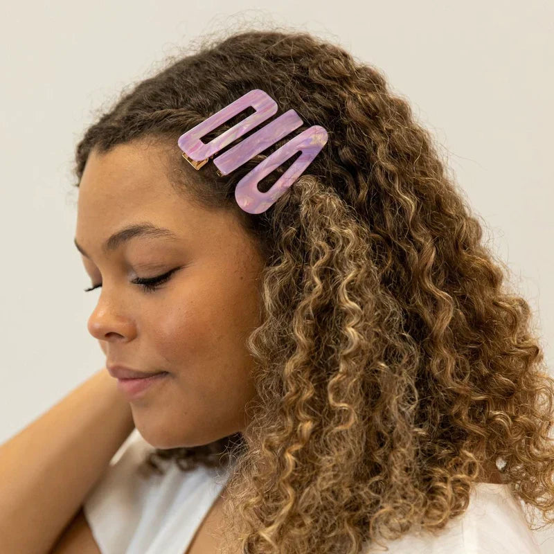 Hair Clips | Set of 3 | Purple / Lilac | Headbands of Hope
