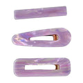 Hair Clips | Set of 3 | Purple / Lilac | Headbands of Hope
