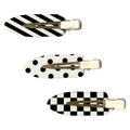 Creaseless Hair Clips | Set of 3 | Black | Headbands of Hope