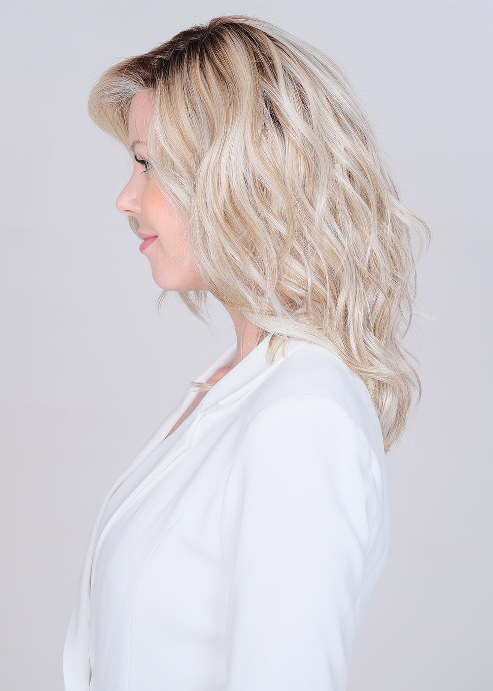 Hand-Tied Dalgona 16 V by Belle Tress | Discontinued Colors | Final Sale