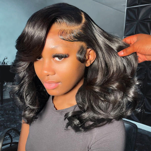 2 Wigs Set | Body Wave 5x5 HD Lace Frontal Wig & #4 Brown 5x5 HD Lace Bob Wig