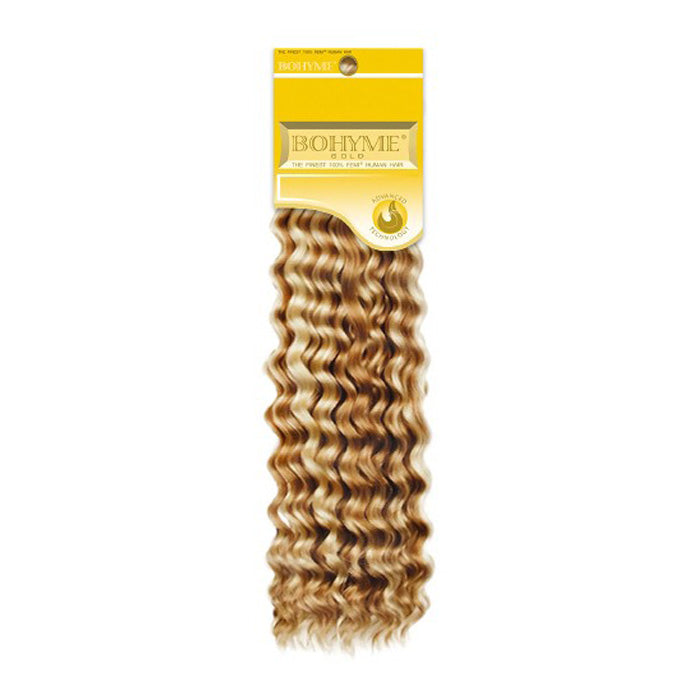 Bohyme Gold 100% Remy Human Hair Weave - DEEP WAVE 12/14/18" (Machine Tied)