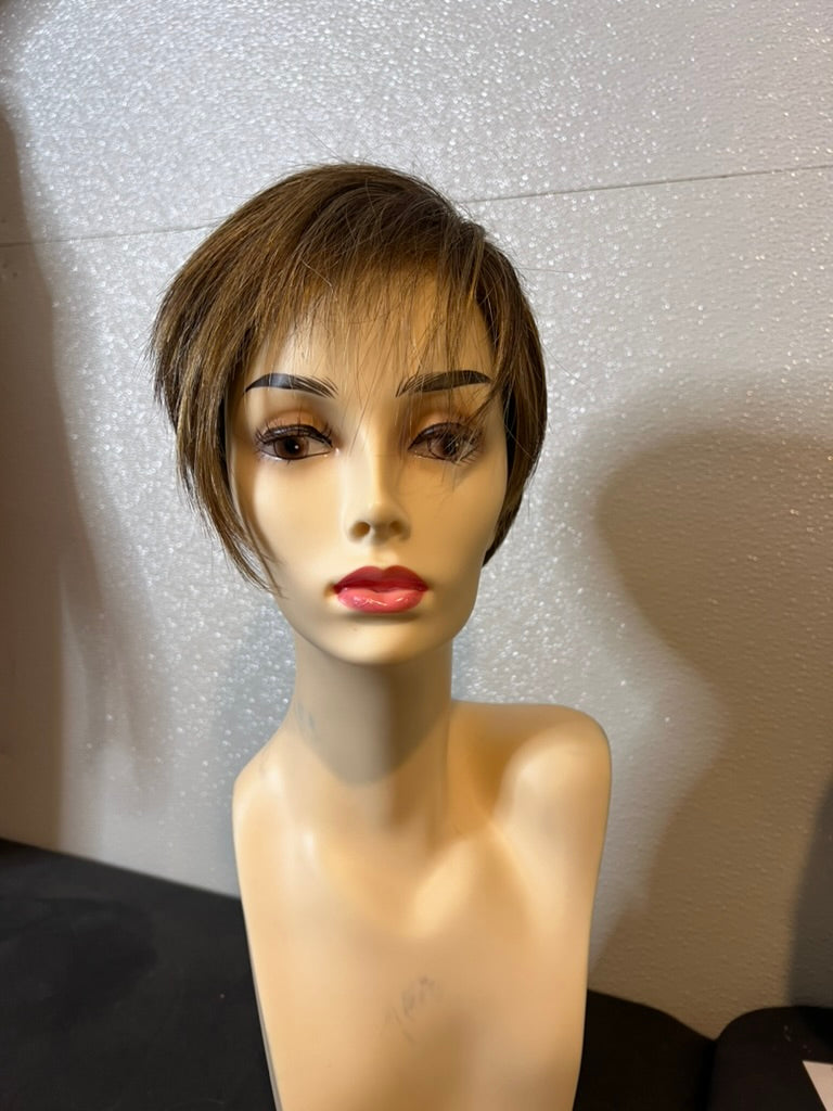 XTRA Estetica Sample Wig #2 | Lace Front | Short  Pixie | Straight| Brown +HL