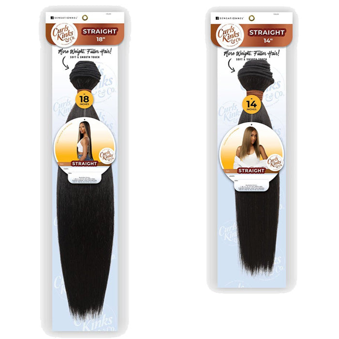 Sensationnel Curls Kinks & Co Weave - STRAIGHT 14"/18"/26"