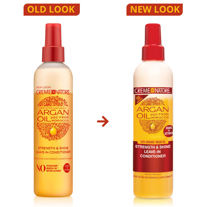 Creme of Nature Argan Oil from Morocco - STRENGTH & SHINE LEAVE-IN CONDITIONER 8.45 oz