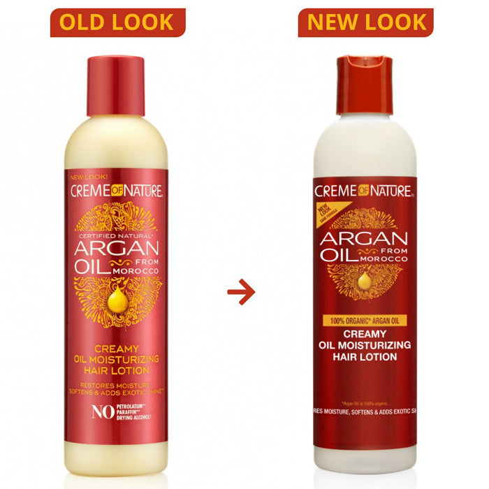 Creme of Nature Argan Oil From Morocco Organic - CREAMY OIL MOISTURIZING HAIR LOTION 8.45oz