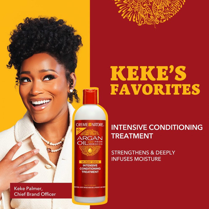Creme of Nature Argan Oil From Morocco - INTENSIVE CONDITIONING TREATMENT 12 oz