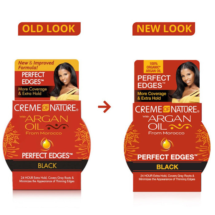 Creme of Nature Argan Oil Perfect Edges - BLACK CONTROL 2.25oz