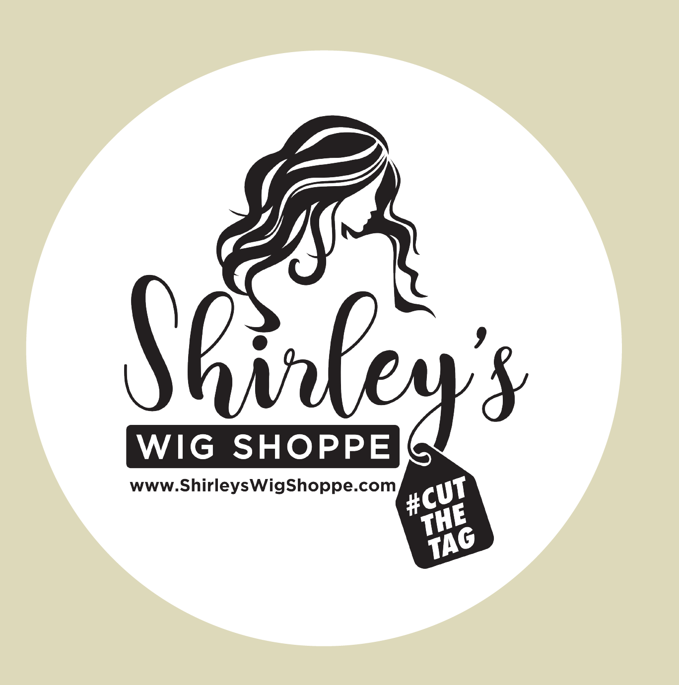 Shirley's Wig Shoppe | Ceramic Round Coaster with Cork Bottom