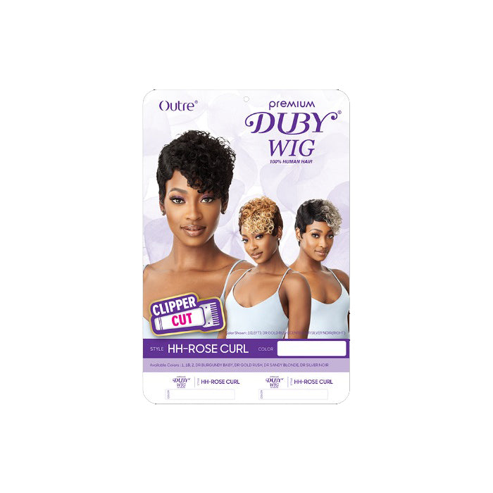 Outre Premium Duby 100% Human Hair Clipper Cut Wig - HH-ROSE CURL