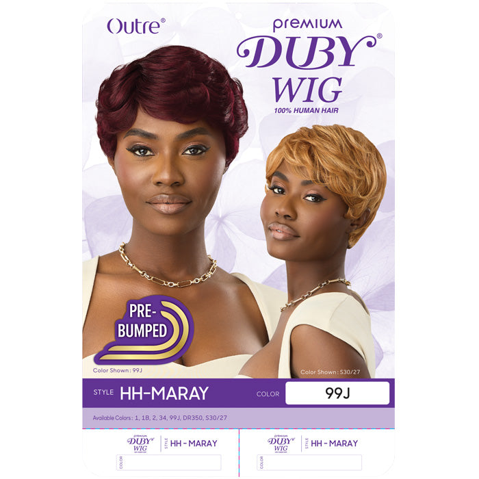Outre Premium Duby Wig 100% Human Hair Pre-Bumped Full Wig - HH-MARAY