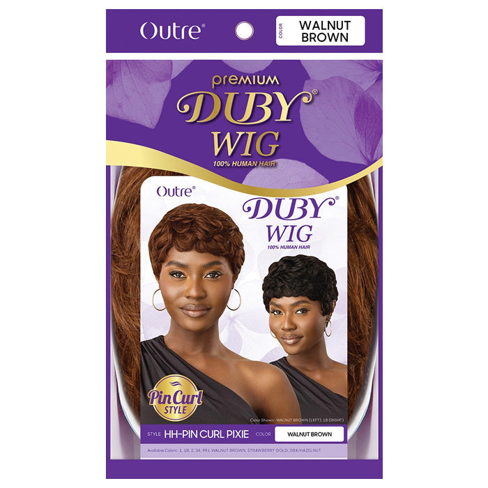 Outre Premium Duby 100% Human Hair Full Wig - HH-PIN CURL PIXIE